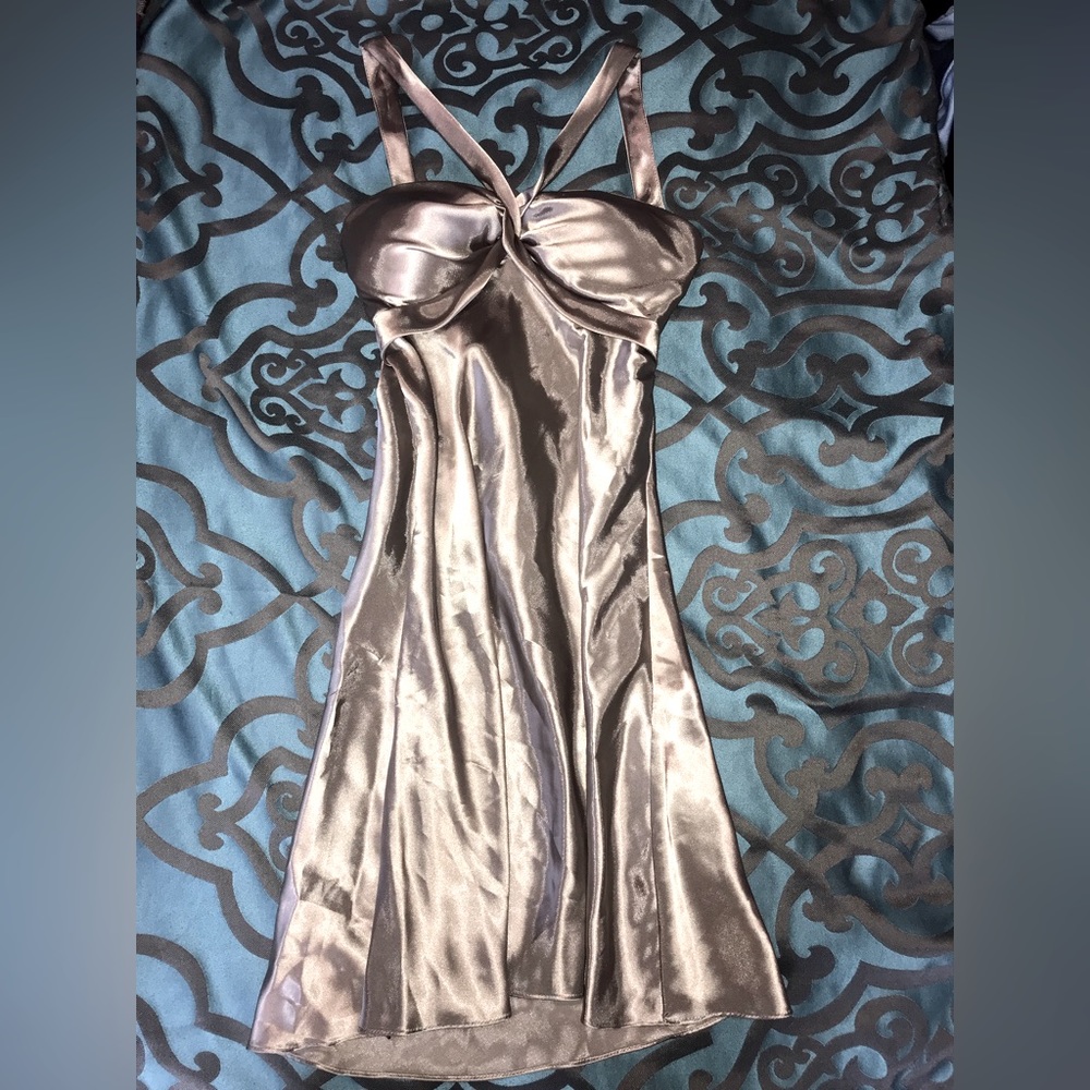 Silver Cocktail Zum Zum Branded Dress in Size XSmall